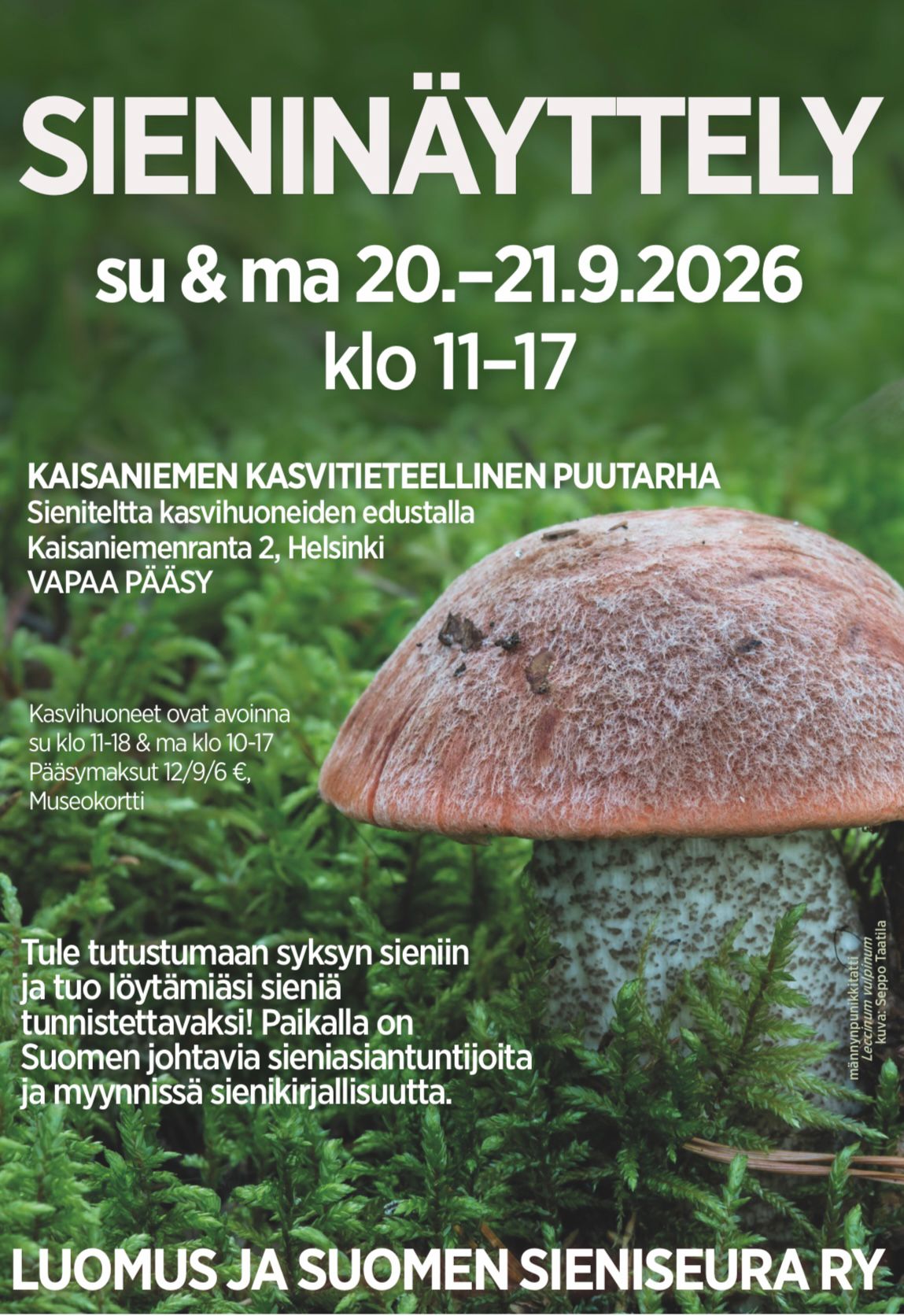 Luomus sieninäyttely